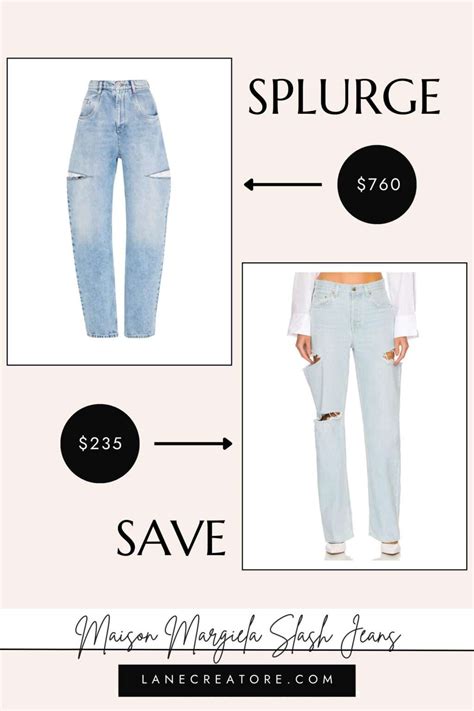 margeila|maison margeila slash jeans dupe.